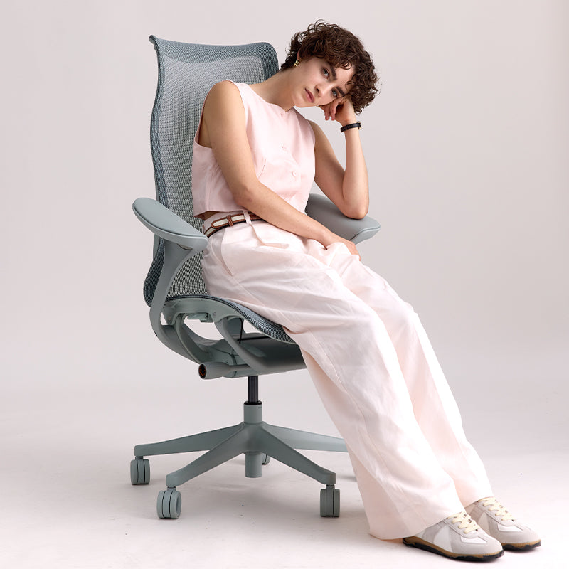 Linkyou Rosefinch Ergonomic Office Chair with Leaf Arms